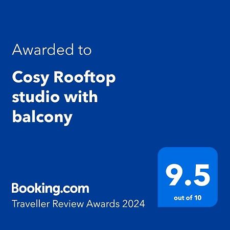 Cosy Rooftop Studio With Balcony Beograd Ngoại thất bức ảnh