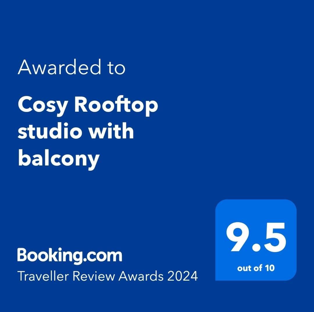 Cosy Rooftop Studio With Balcony Beograd Ngoại thất bức ảnh